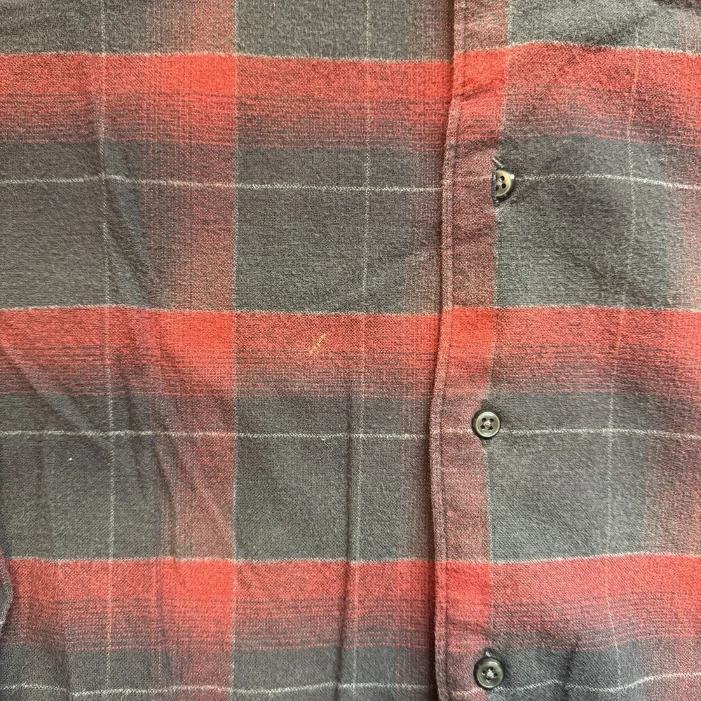 Ralph Lauren Marlowe Mens Size Med Shirt Flannel Vintage Buffalo Plaid Red Black